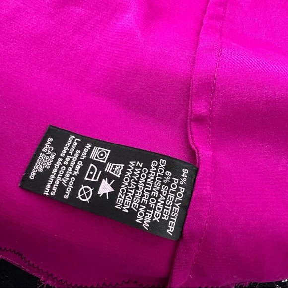 La senza tank top lace shimmer satiny silky purple black cami camisole sexy y2k - Picture 8 of 9